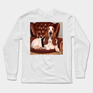 Lazy day Basset Hound Long Sleeve T-Shirt